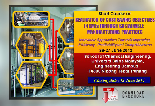 Short Course on Cost Saving in SMIs Brochure