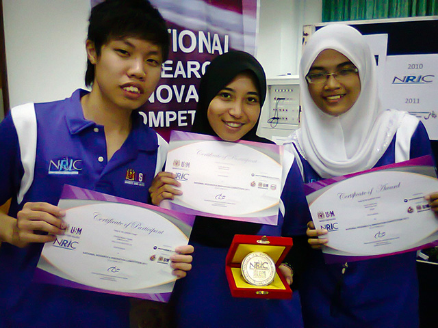 Gold Medal NRIC 2011